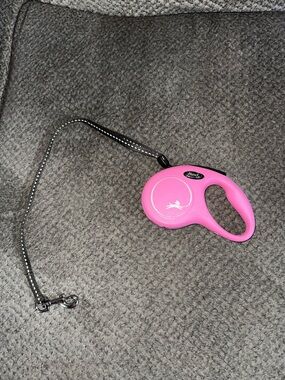 Flexi Retractable Dog Leash 16 Feet- Pink
